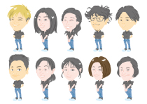 その他の似顔絵 サンプルC007