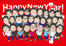 その他の似顔絵 サンプルE004